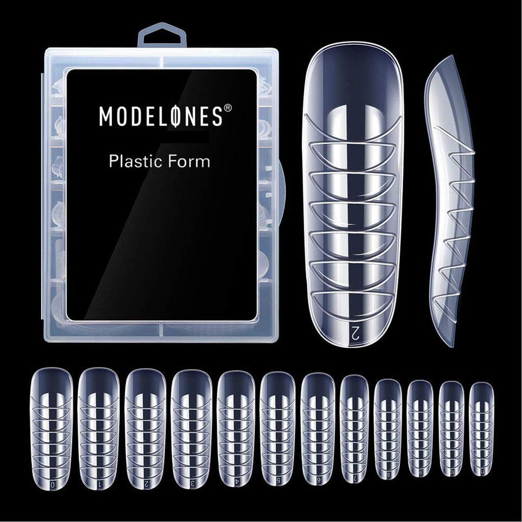 Modelones dual nail forms front product packaging view