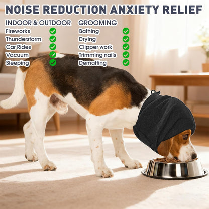 Pacify soft breathable dog anxiety wrap on a golden retriever