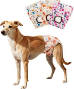 CuteBone Dog Diapers Female Washable Small Medium Large 3 Pack Reusable Doggie Diapers Puppy Period Pants for Doggy Heat Cycle Peeing - Image 13