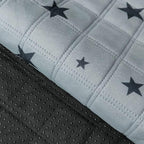 Gray star pattern design on Rioussi washable puppy pads