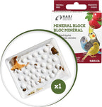Close up of Hagen Hari calcium block texture for birds