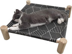 Small cat resting on elevated Pozico pet bed