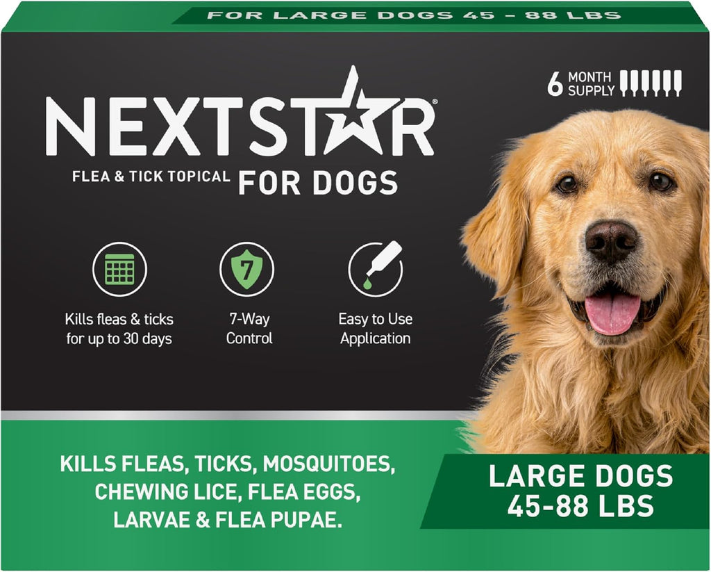 NEXTSTAR Flea and Tick Prevention for Dogs, Repellent & Control, Fast Acting Waterproof Topical Drops, Flea and Tick Prevention for Large Dogs, 3 Monthly Doses - Image 10
