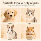 Professional grade stainless steel pet eye grooming tools