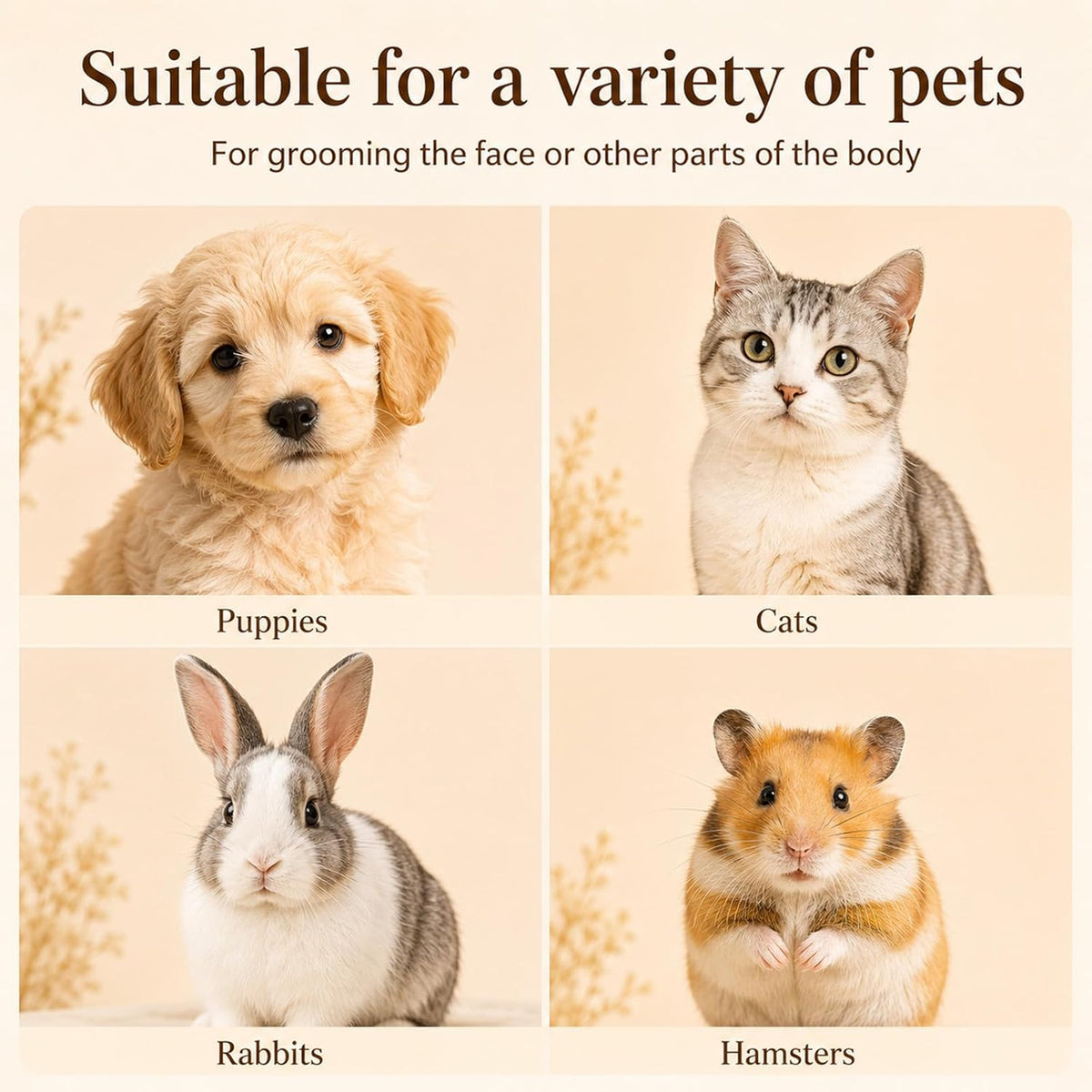 Professional grade stainless steel pet eye grooming tools