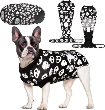 CuteBone Sunflower Pet Surgery Recovery Suit for Small Dogs Cats, Surgical Onesie for Female Pets, Anti-Licking Wound Suit E-Collar Alternative Post Operative Wear SSF13S - Image 9