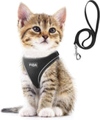 Fida Cat Harness and Leash Set for Walking Kitten and Puppy, Escape Proof Kitten Harness with Breathable Lightweight Soft Mesh, Adjustable Reflective Step-in Design. (XXXS, Pink) - Image 12