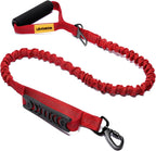 Anti pulling dog lead with neoprene padded handle for training.
