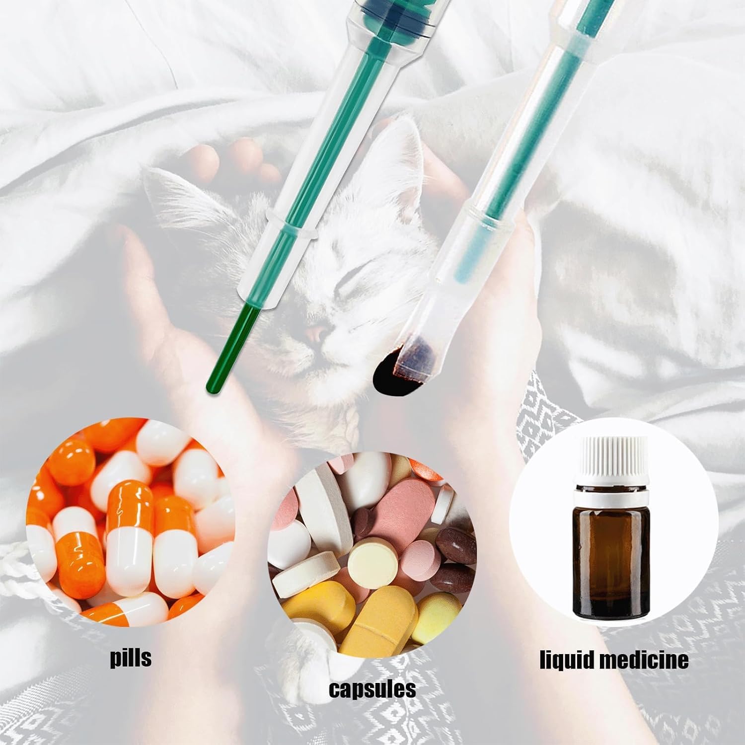 Naturahand small animal medicine feeding tool package components arranged neatly