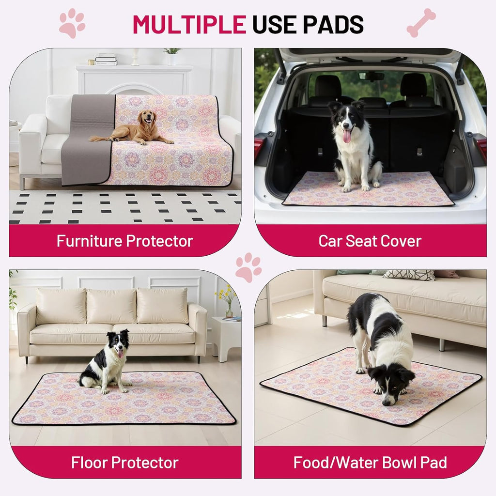 Non slip backing detail on Bumubi reusable pet pee pads