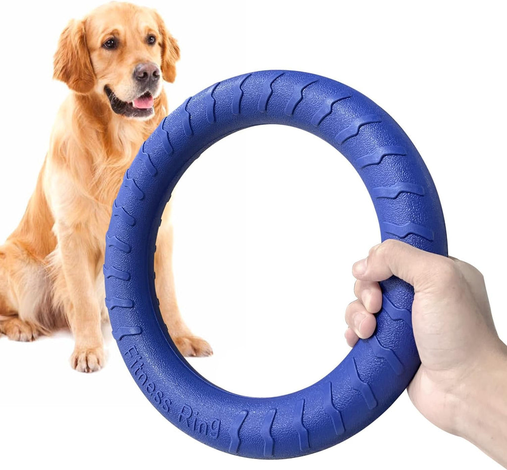 XL Large Indestructible Dog Toys, Dog Chew Toys for Aggressive Chewers,Flying Discs for Medium/Large Breeds. Floating Dog Ring Toys for Throwing, Catching, Grabbing. (12 Inch) - Image 10