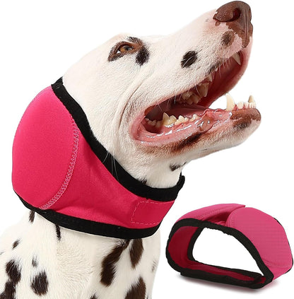 Dog Ear Muffs Wrap for Hematoma, Bathing, Drying, Swimming & Noise Anxiety Relief- Elastic Waterproof Ear Protection with Calming Hoodie Design for Grooming - Image 9