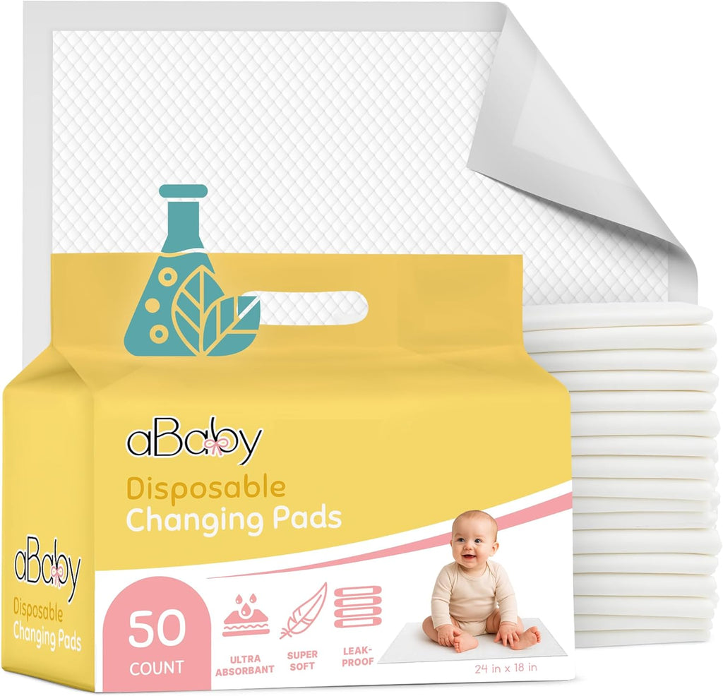 Ababy Refresh disposable baby changing pads front view packaging