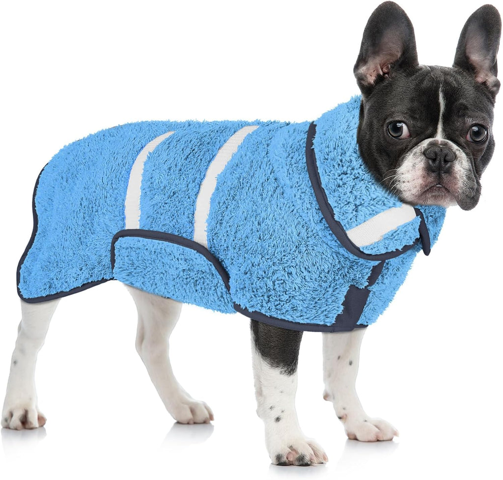 Dog Bathrobe Super Absorbent Dog Towels Large Quick Drying Robes for After Bath Soft Adjustable Warm Keeping Dogs Towel(S-XXL) - Image 13