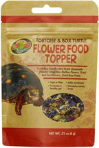 Zoo Med dried flower medley product label and ingredients view