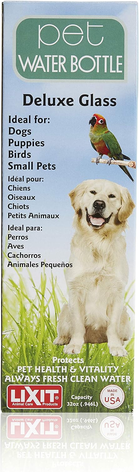 Lixit Pet Glass Water Bottle, 32-Ounce - Image 10