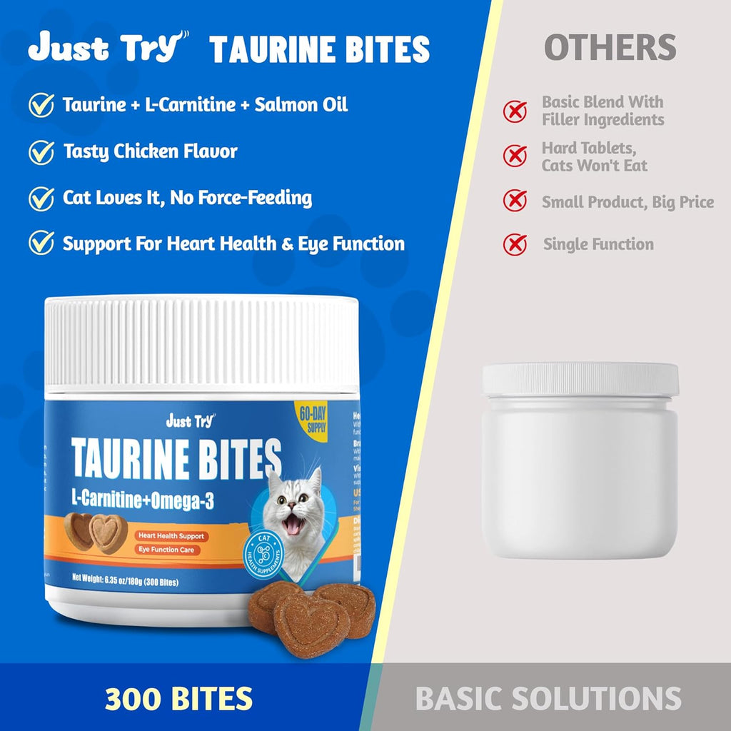 Delicious healthy taurine treats for senior cats and kittens.
