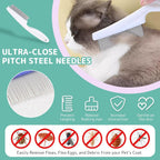 Pet Steam Brush for Dogs and Cats, 3 in 1 Steam Grooming Brush for Hair Shedding and Removal, Cleaning Spray Comb with Mist for Long-Haired Pets, Include Flea Comb, Nail Clippers, 2 Pet Toothbrushes - Image 9