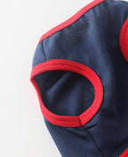 Side view of DroolingDog jersey showing USA shield logo