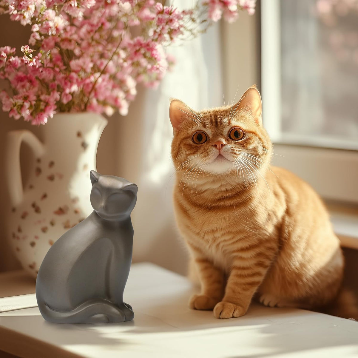 DiDiBirDi premium cat ash holder packaging layout with protective materials