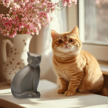 DiDiBirDi premium cat ash holder packaging layout with protective materials