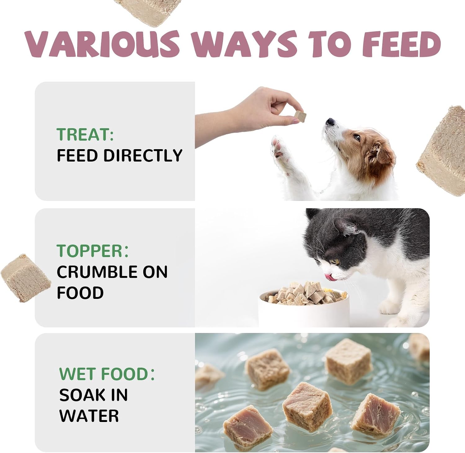 PAWUP freeze dried duck treats 4.6 ounce tub packaging highlighting ninety six percent nutrient retention