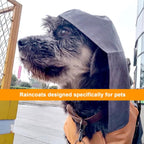 Underbelly view of the lightweight waterproof pet apparel showcasing the secure fit layout.