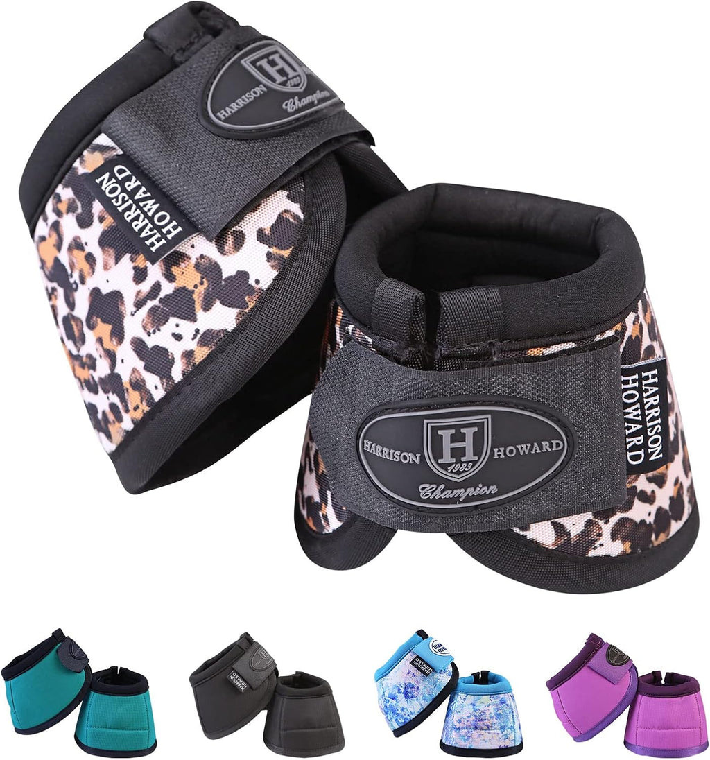Harrison Howard Horse Bell Boots Overreach Bell Boots No-Turn Bell Boots for Horse-Durable Protective Hoof Boot - Image 13