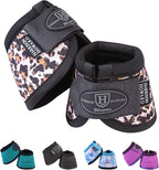 Harrison Howard Horse Bell Boots Overreach Bell Boots No-Turn Bell Boots for Horse-Durable Protective Hoof Boot - Image 13