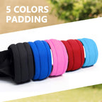 Wintchuk anti pull head leash showing the heavy duty metal ring attachment under the chin.