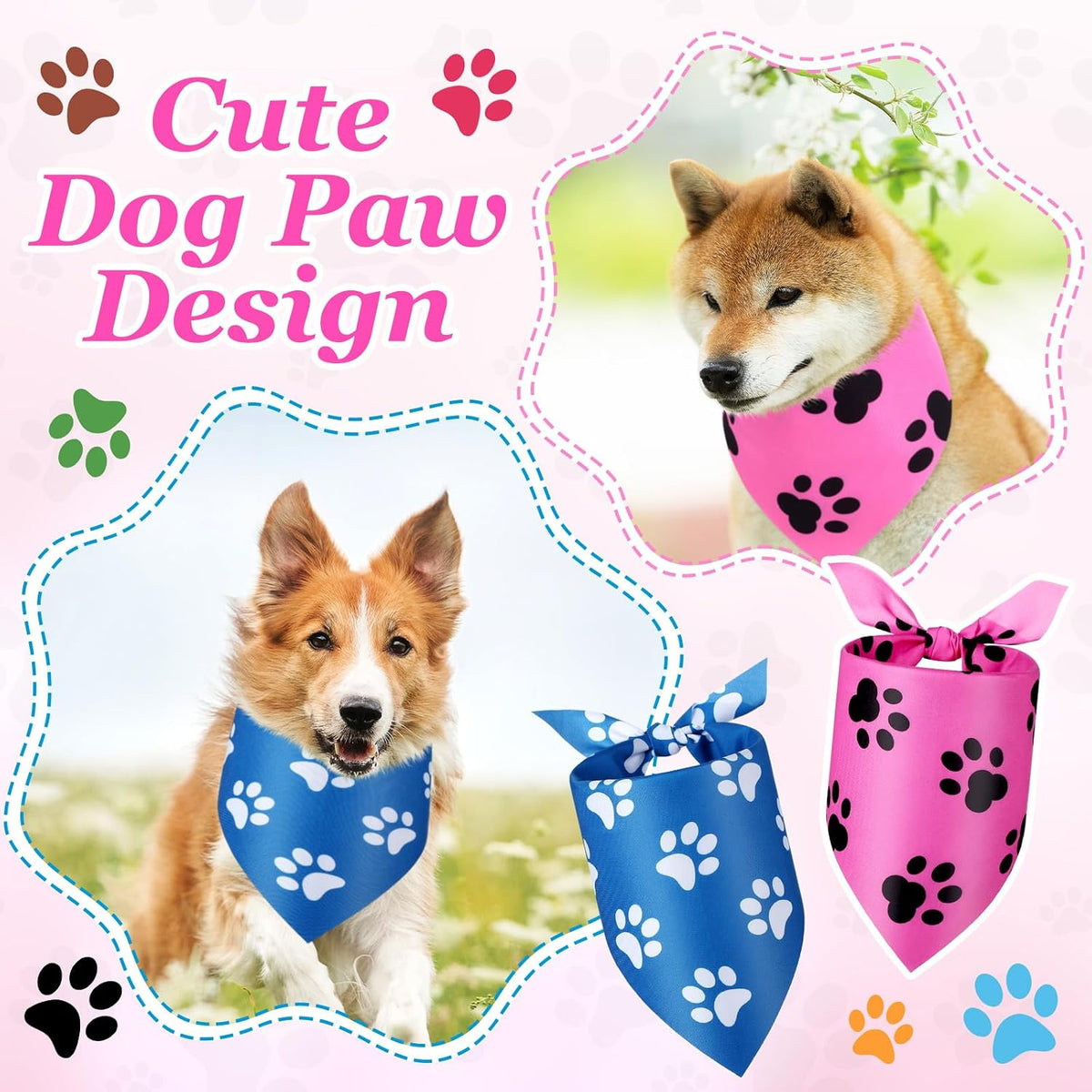 One hundred pieces pack of premium imported pet accessories laid out flat
