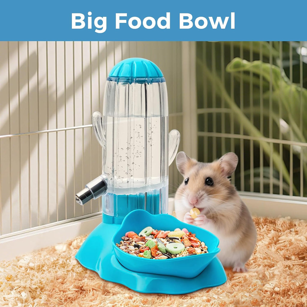VANNON 2-in-1 Hamster Water Bottle & Food Feeder, 4.6oz/130ml Top-Fill Small Animal Cage Water Dispenser & Food Dish, BPA-Free, Anti-Leak for Hamster, Gerbil, Mouse - Image 5