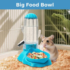 VANNON 2-in-1 Hamster Water Bottle & Food Feeder, 4.6oz/130ml Top-Fill Small Animal Cage Water Dispenser & Food Dish, BPA-Free, Anti-Leak for Hamster, Gerbil, Mouse - Image 5