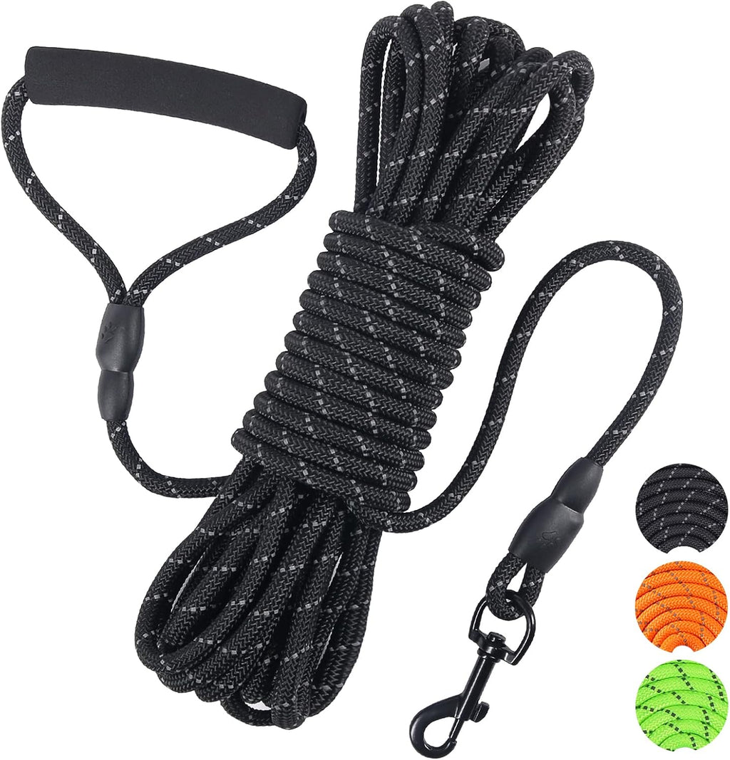 Vivifying Floating Long Dog Leash, 20ft Dog Training Leash for Swimming and Lake, Reflective Long Rope Lead with Soft Handle for Outside, Yard, Camping, Hiking and Beach (Green) - Image 11