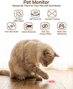 Close up of Aliobc pet camera laser lens