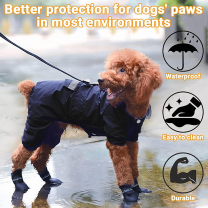 Cdycam waterproof dog shoes side profile