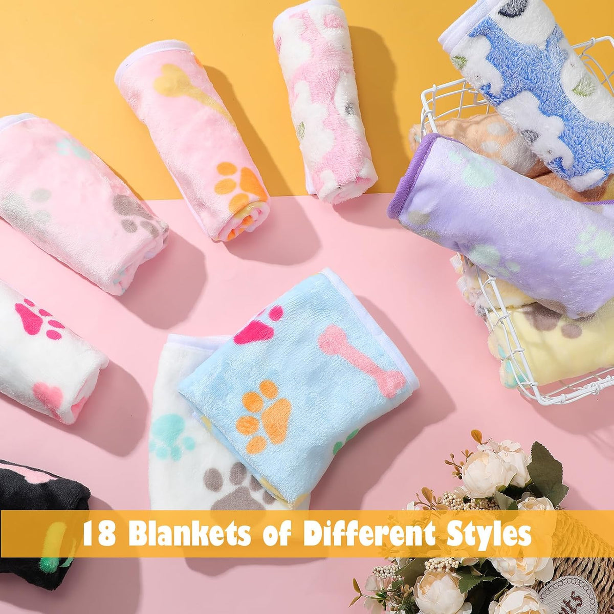 Chumia small animal fleece mats used as furniture covers for pet hair protection