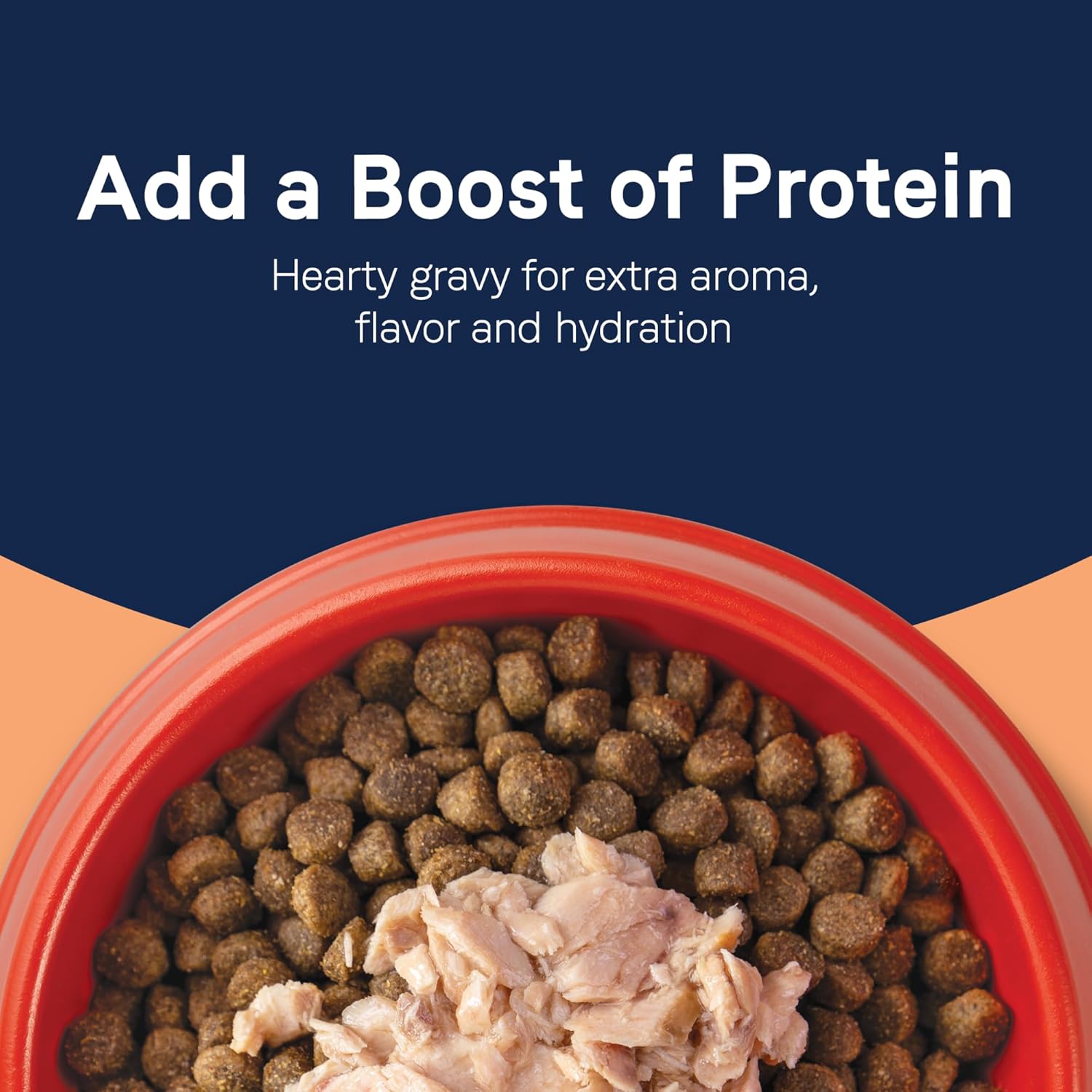 Canidae pure protein topper gravy texture close up view