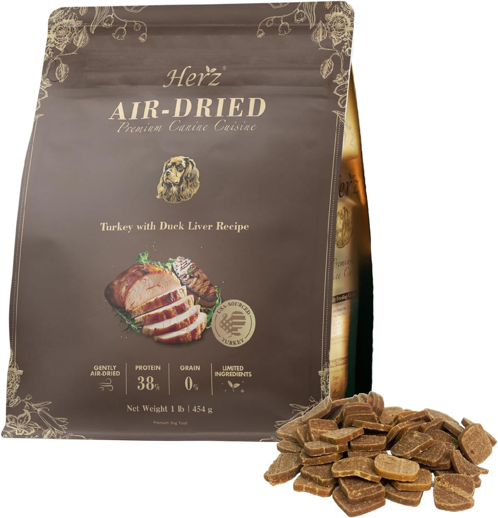 Herz Air-Dried Dog Food Chicken & Duck Liver Recipe 2.2 lb, All-Natural, High-Protein, Grain-Free, Limited Ingredients, Complete & Balanced, Premium Canine Cuisine - Image 12