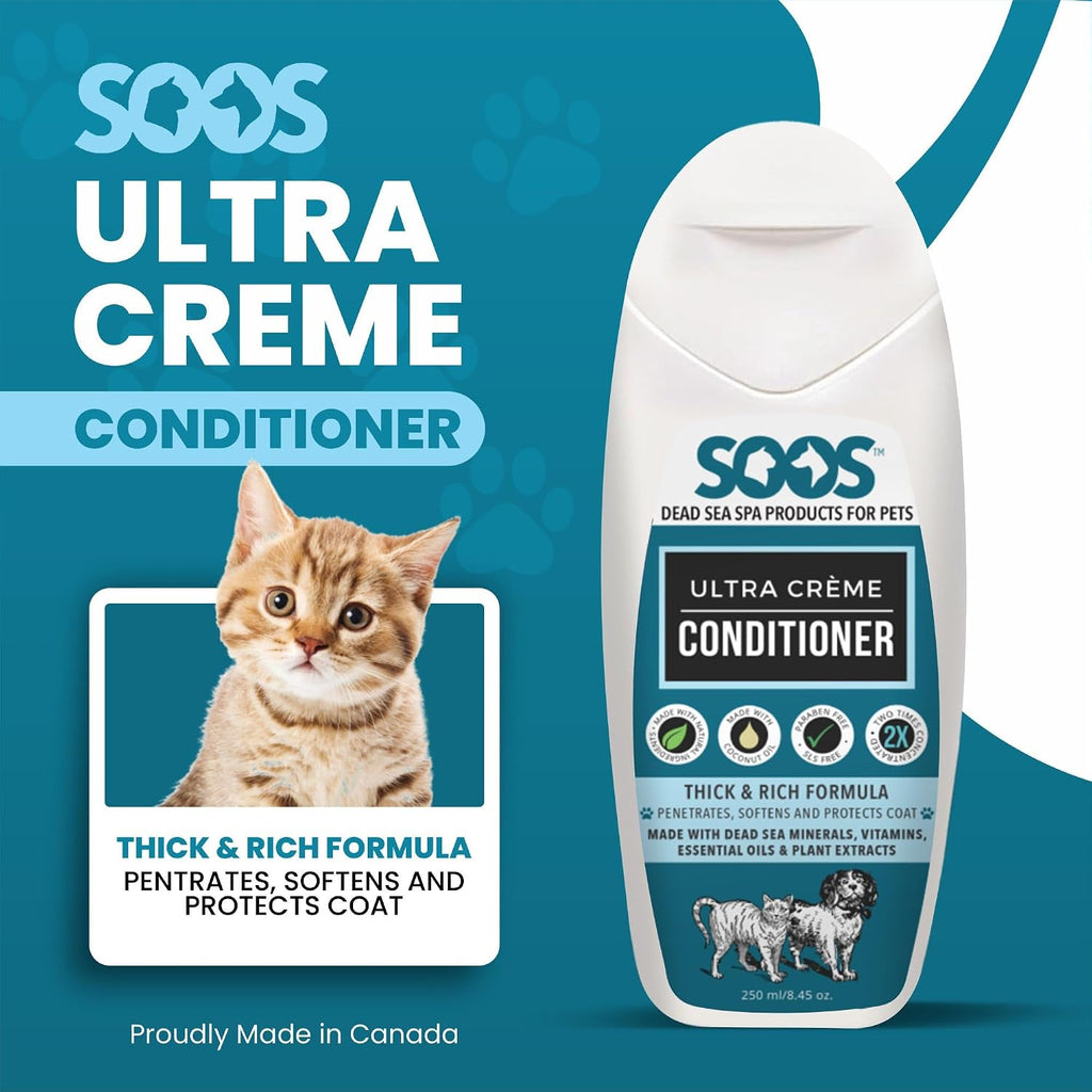 Soos Ultra Creme pet grooming cream texture demonstration