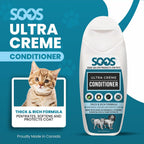 Soos Ultra Creme pet grooming cream texture demonstration