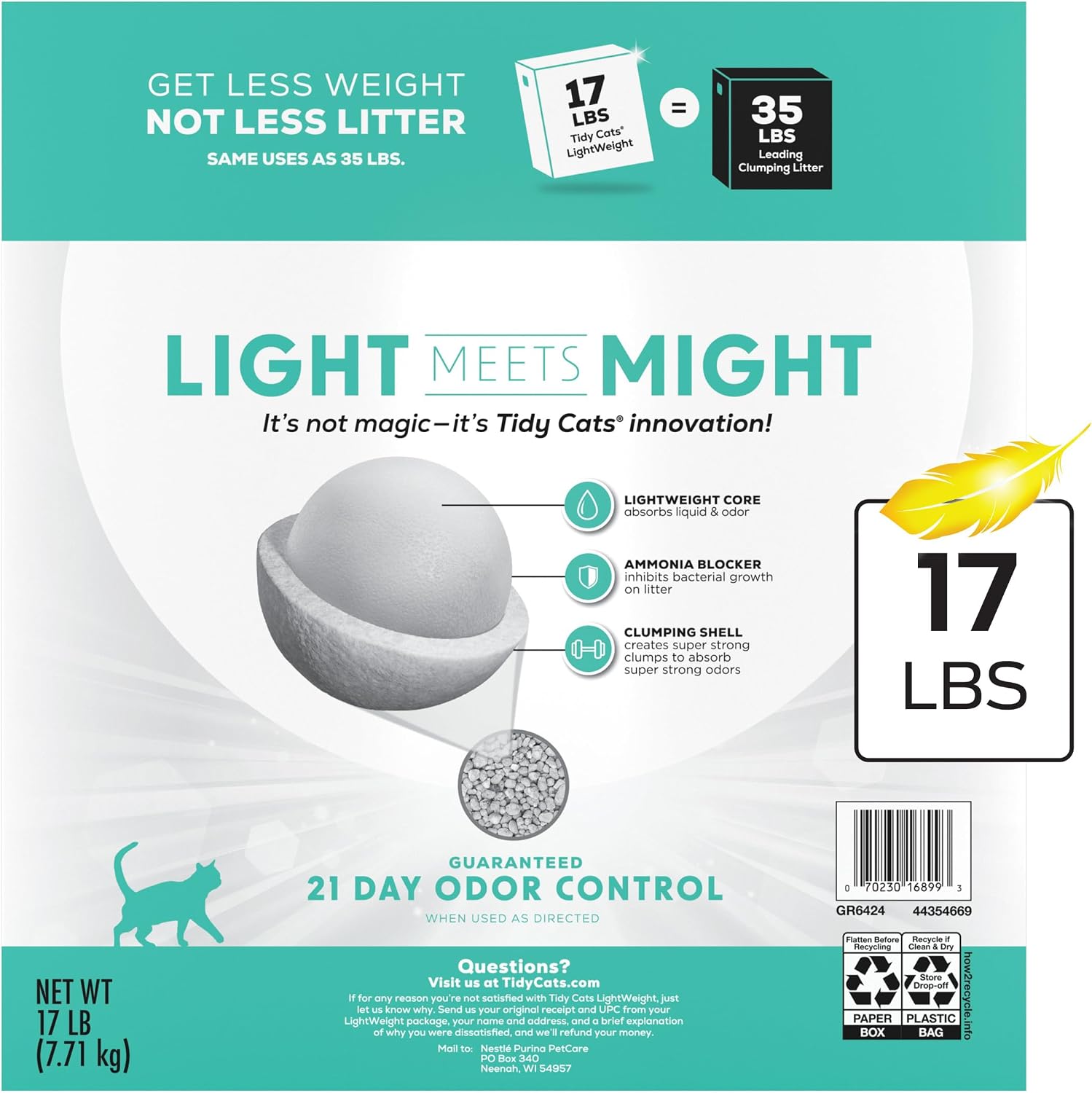 Premium USA imported Purina Tidy Cats litter box