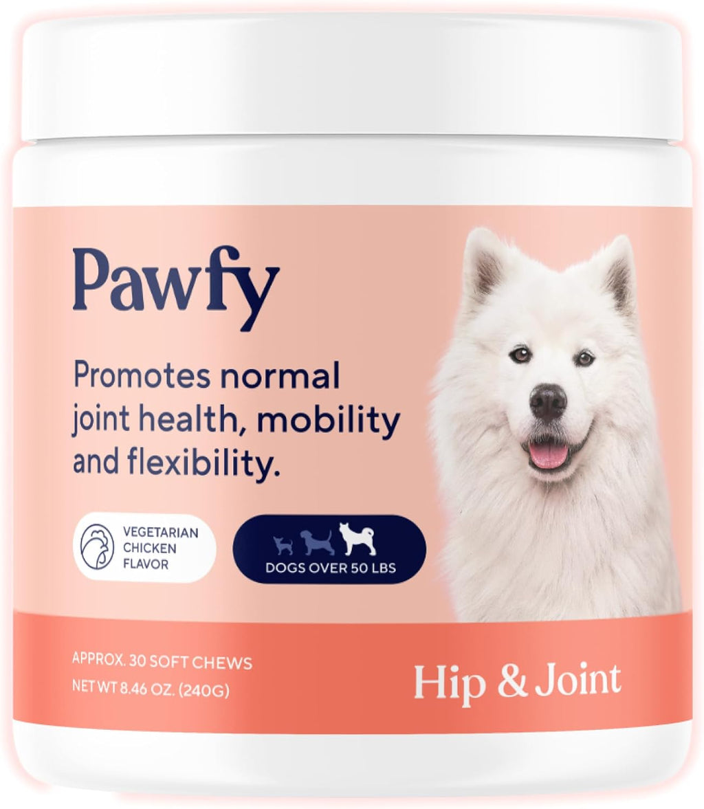 Pawfy authentic USA imported canine hip and joint support chews