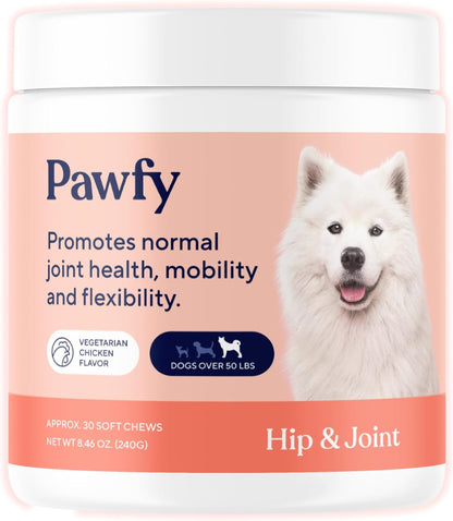Pawfy authentic USA imported canine hip and joint support chews