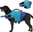 Queenmore Small Dog Life Jacket with Reflective Stripes, Adjustable Life Jacket for Small Dogs, Puppy Swimming Vest High Flotation, Puppy Life Jacket with Front Neck Float (Blue,S) - Image 12