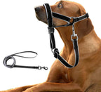 Side profile of Ohveeca dog head collar for large dogs
