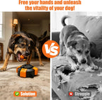 Zensrij suction cup dog toy attached to floor tile for tug of war