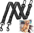 Pueenod 2 pack dog car seat belt front view