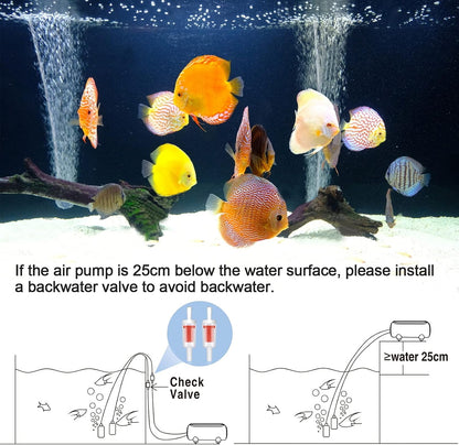Aqqa high performance oxygen pump kit for large aquariums