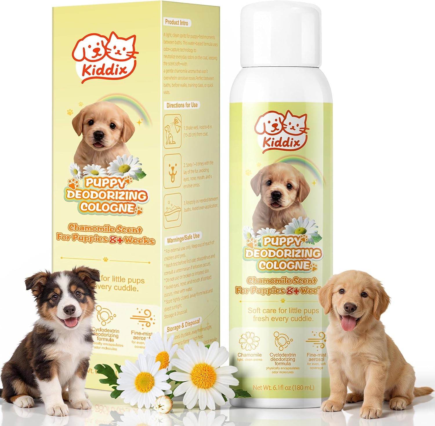 Kiddix puppy dog perfume spray front view
